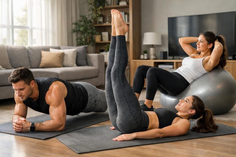 Jak vypracovat břišní svaly bez nutnosti dělat sed-lehy