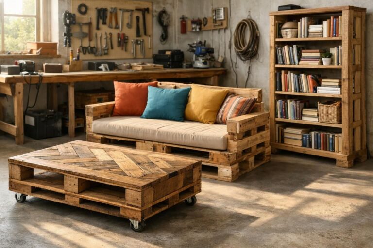 Nábytek z palet: 3 neuvěřitelné kousky, které zvládnete vyrobit za jedno odpoledne