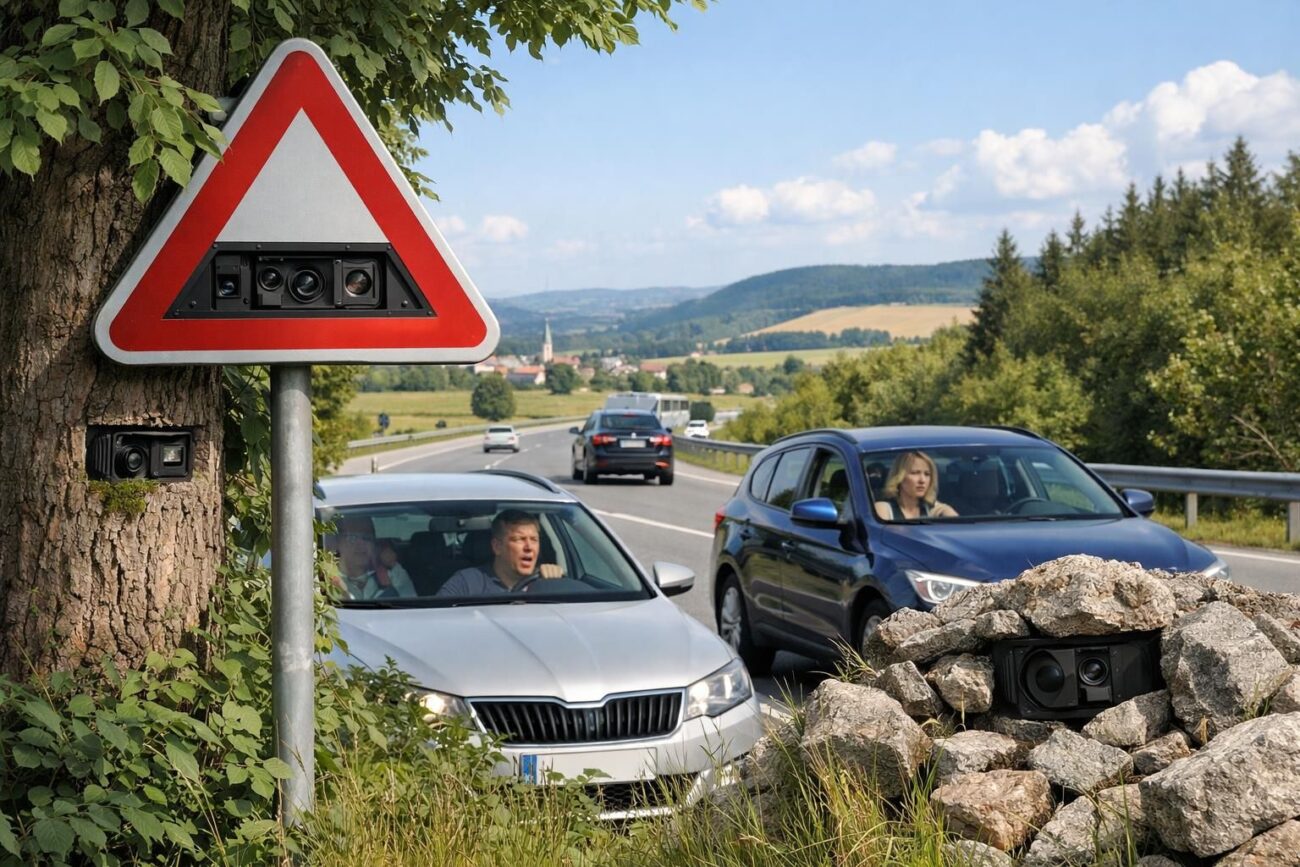 Nový neviditelný radary systém, který straší řidiče na českých dálnicích